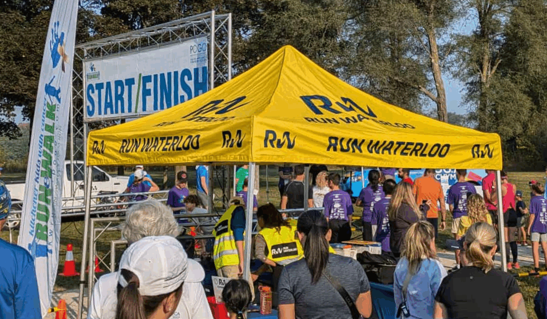Kitchener Kids With Cancer Run & Walk Start/Finish Line