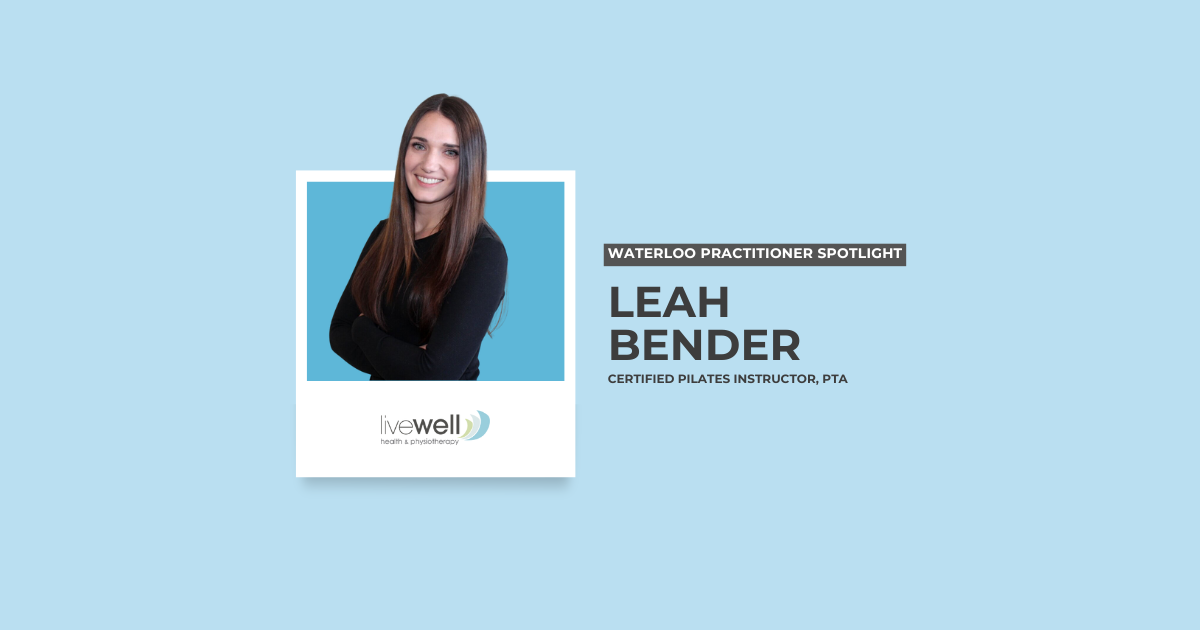 Leah Bender - Pilates Instructor at LiveWell Waterloo