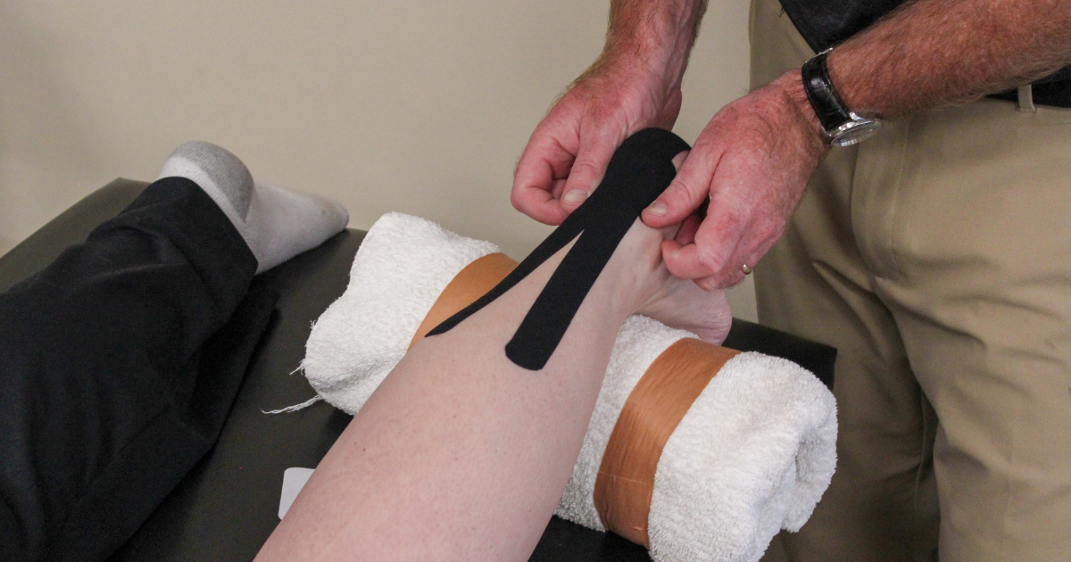 Physiotherapy with Greg: Using Tape on Heel