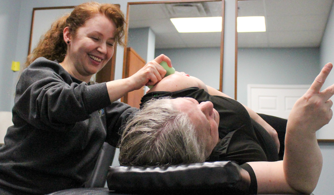 Massage Therapy with Farnaz Using A Gua Sha