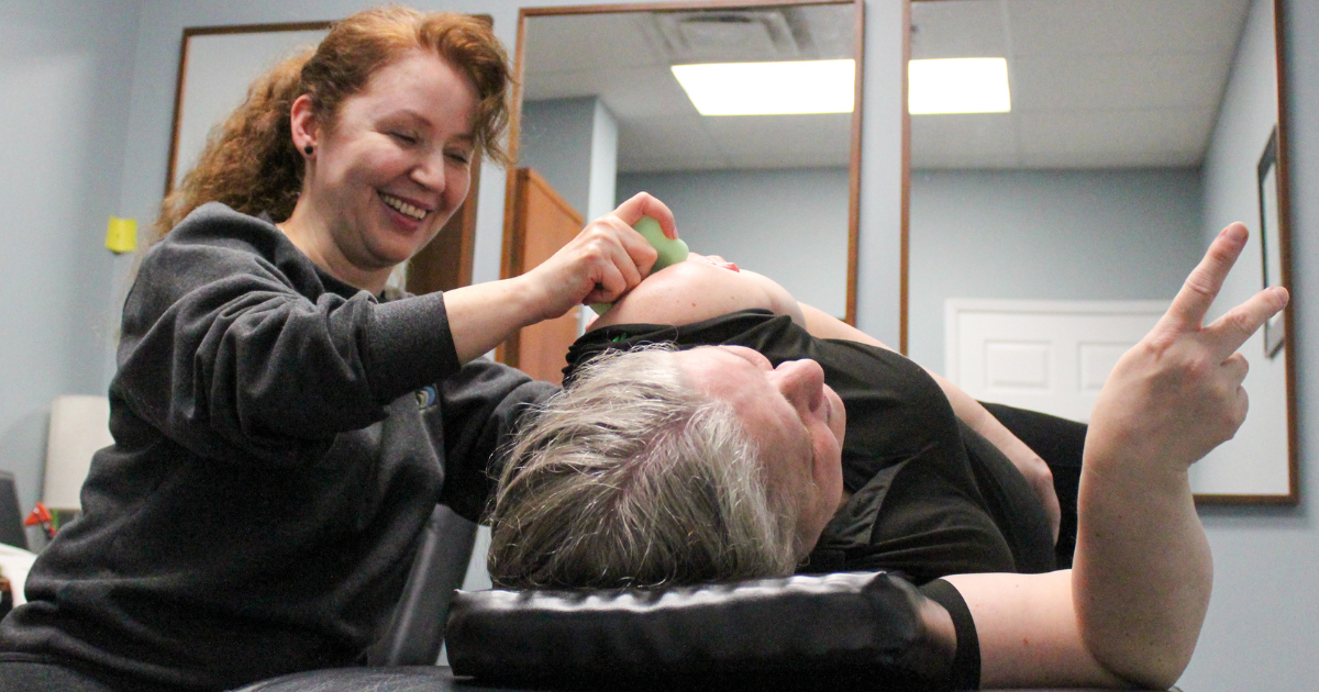 Massage Therapy with Farnaz Using A Gua Sha