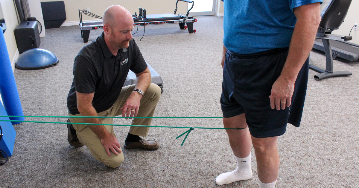 Physiotherapy with Resistance Bands
