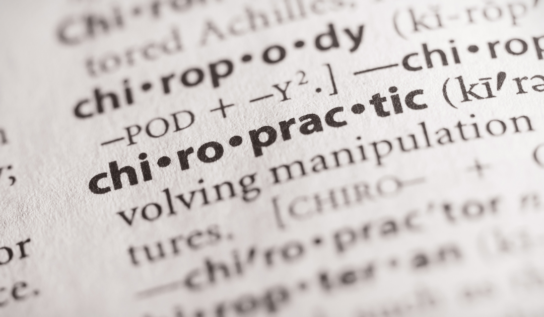 The word Chiropractic in the dictionary